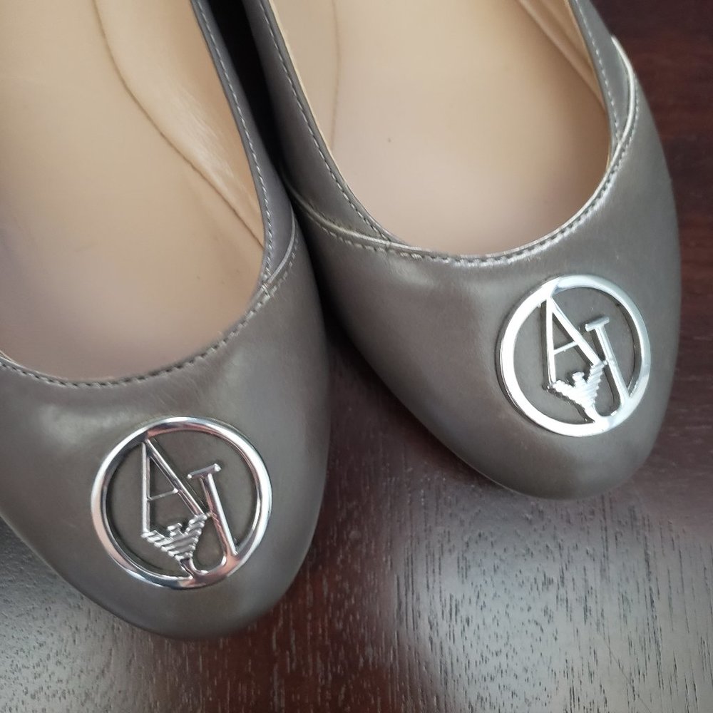 ARMANI JEANS Leather Flats - Picture 2 of 15